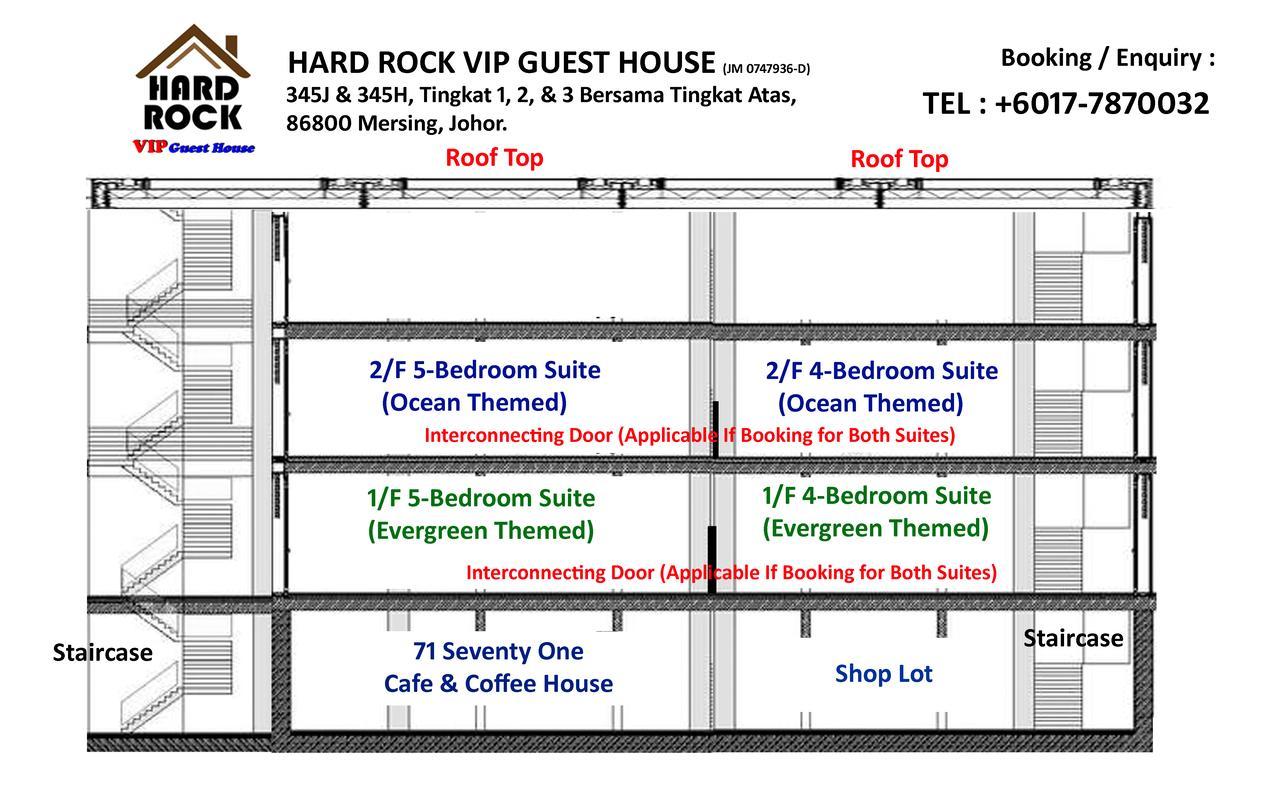 Hard Rock Vip Guest House Mersing Exterior photo